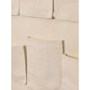 ferm LIVING - Canvas XL Wall Pockets Off-White