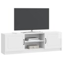 TV skap Høgglans hvit 150 x 31 x 47 cm Konstruert tre