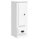 vidaXL Highboard hvit 36x35,5x103,5 cm konstruert tre