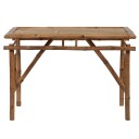 vidaXL Sammenleggbart hagebord 115x50x75 cm bambus