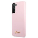 Gjett Guhcs22mlslmgla S22+ S906 Lavendel/Lavendel Hard Case Silikon Script Metal Logo
