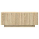vidaXL TV-benk sonoma eik 100x35x40 cm sponplate