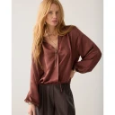 Summum Woman Dame Bluser & Skjorter Brun M,
