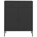 vidaXL Oppbevaringsskap antrasitt 80x35x101,5 cm stål