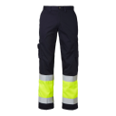 Top Swede Midjebyxa 2070 Klass 1 Marin/gul C154