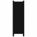 vidaXL Romdeler 4 paneler svart 200x180 cm