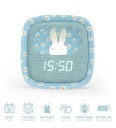 Mobility On Board Billy Clock And Light   Rainbow Leopard   Blue   ONE SIZE