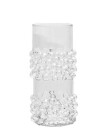 Bordpynt Sofian glass vase med bobler høy
