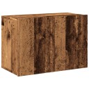  Vegghengt TV benk gammelt tre 60x30x41 cm