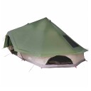 Tipi telt med tak med lagring grønn 680 x 430 x 270 cm taft