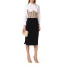 Elisabetta Franchi Dame Topper Beige S,