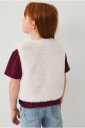 Ellos Collection - Vest i kunstig skinn - Beige