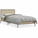  Sengeramme sonoma eik 90x200 cm konstruert tre og metall 8721102444968