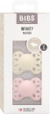 BIBS Infinity Smokk 2-pack Str. 2 Anatomical Ivory/Blossom