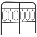  Sengegavl i metall svart 120 cm 8721102646188