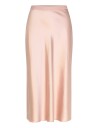 Ahlvar Gallery Hana Satin Skirt Pink L