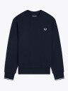 Fred Perry Classic Crew Neck Blå XXXL
