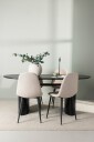 Venture Home   Spisegruppe Isolde med 4 stk stoler Polar   Svart