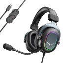 Fifine H6 Usb 7.1 Gaming Headset Rgb - Svart