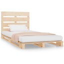 vidaXL Sengeramme 75x190 cm heltre furu 2FT6 Small Single