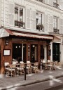 Old Cafe in Paris Plakat Plakat / 40x50cm