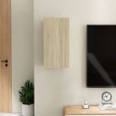 vidaXL TV-benk sonoma eik 30,5x30x60 cm sponplate