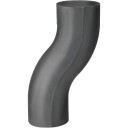 VMZINC Dobbelbøy ANTRA ZINC   80 mm grey