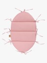 Meowbaby Aesthetic Babynest Med Flettet Beskyttelse Powder Pink