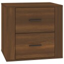 vidaXL Nattbord brun eik 50x39x47 cm