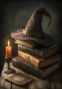 Witchy Spell Books Plakat Plakat / 40x50cm