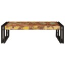  Badehylle med hylle 80 x 50 x 23 cm Massiv mango tre jern