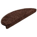 vidaXL Trappematter 10 stk 65x21x4 cm brun