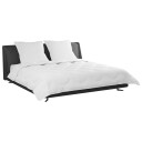 Vidaxl Dyne med pute 3 pcs Hvit 240 x 200 cm Mikrofiber