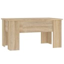  Salongbord sonoma eik 79x49x41 cm konstruert tre