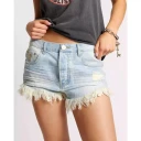 One Teaspoon Dame Shorts Blå W24,