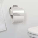 Tiger Colar Toalettrullholder med Lokk Svart Matt