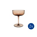 Villeroy & Boch Like champagneglass coupe 10 cl 2-pakning Clay