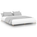 vidaXL Sengeramme hvit 200x200 cm konstruert tre