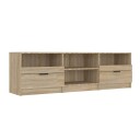 vidaXL TV-benk sonoma eik 150x33,5x45 cm konstruert tre