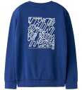 name it Nkmvasha Ls Nreg Sweat Unb Blue 116