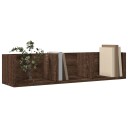  Veggskap brun eik 75x18x16,5 cm konstruert tre