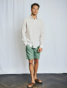 Bruun & Stengade Bs Peppon Regular Fit Shorts - Khaki green - 31