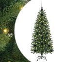  Kunstig juletre med 150 LED med stativ grønn 120 cm PE og PVC