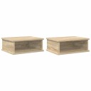  Nattbord 2 pcs Sonoma eik 40 x 31 x 15 cm Konstruert tre