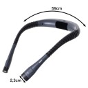 LED neck leselampe – fleksibel oppladbar USB C