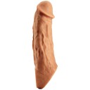 Vixen Creations Colossus Penis Sleeve 18 cm     - Lysebrun