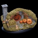 Polystone  16 Hill Lane Hobbit Hole Halloween Edition