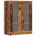  Hengende veggskap gammelt tre 69,5x34x90 cm 8721158443328