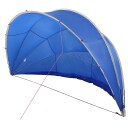 vidaXL Poolkuppel Blå 500 x 500 x 236 cm 185T polyester med PU-belegg