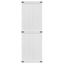 vidaXL Dør Corona Hvit 70 x 210 cm Konstruert tre
